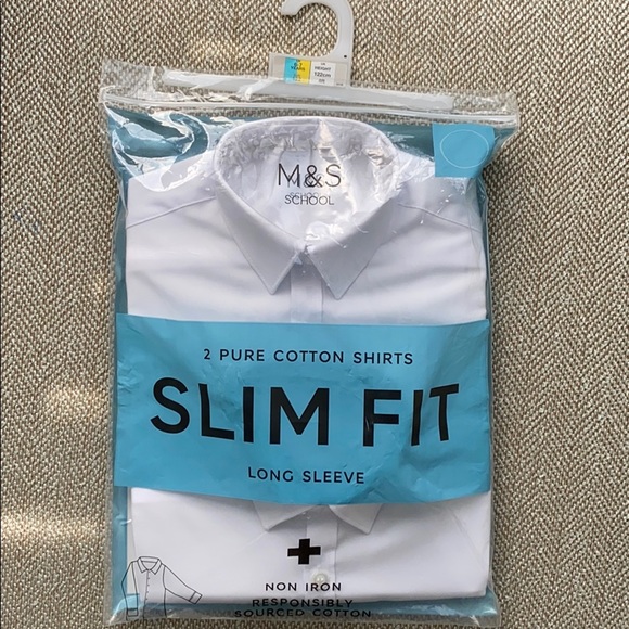 2 for $20 *NWT* Non-Iron Shirts, size 6-7 - Picture 7 of 8